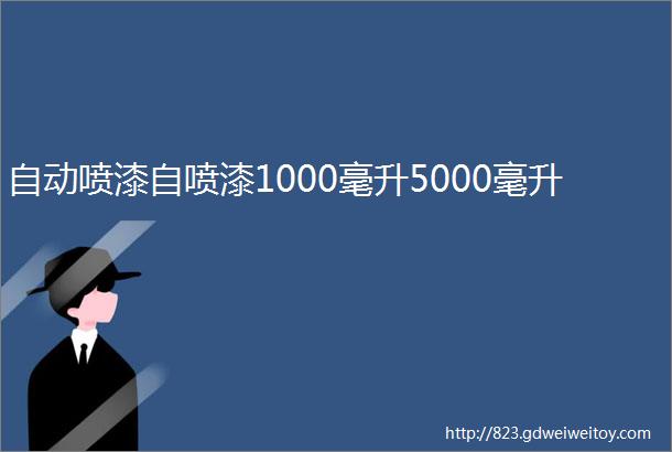 自动喷漆自喷漆1000毫升5000毫升